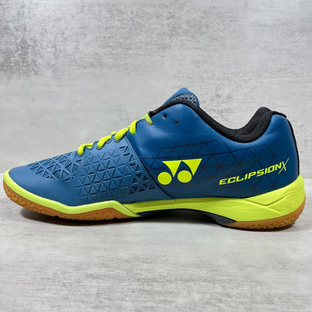 Yonex Eclipsion X Power Cushion Badminton Shoes - Men's Size 10 - Blue Green - Picture 5 of 10